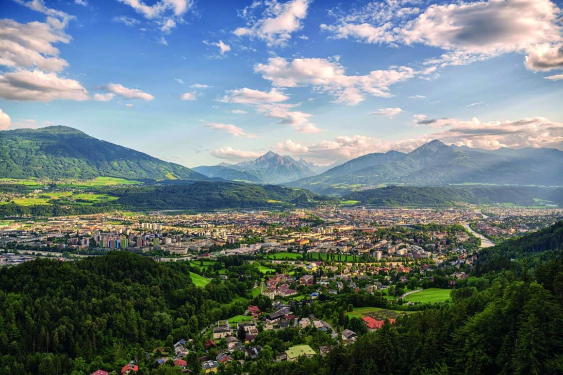 Alpenjuwel Innsbruck mit AKE-RHEINGOLD Sonderzug